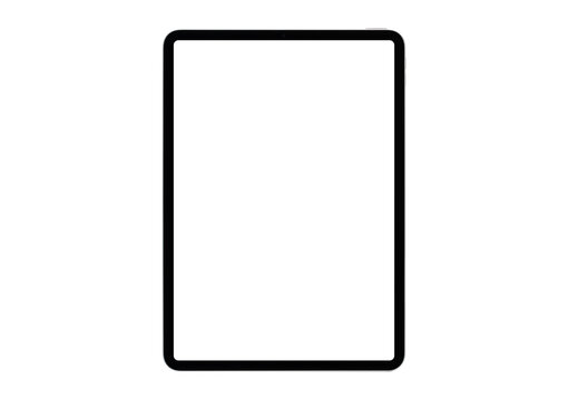 タブレット端末のモックアップ_透過画面_透過背景_合成用png素材