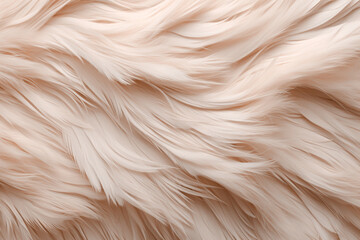 abstract fur background, concept color of the year 2024 Peach Fuzz. AI Generated - obrazy, fototapety, plakaty