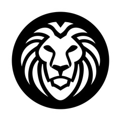Circled Lion Logo - Vector Design