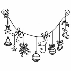 christmas garland.