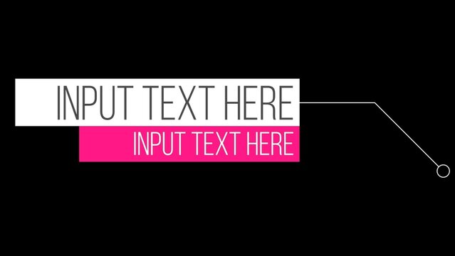 Modern Pop Up Call Out Text Animation