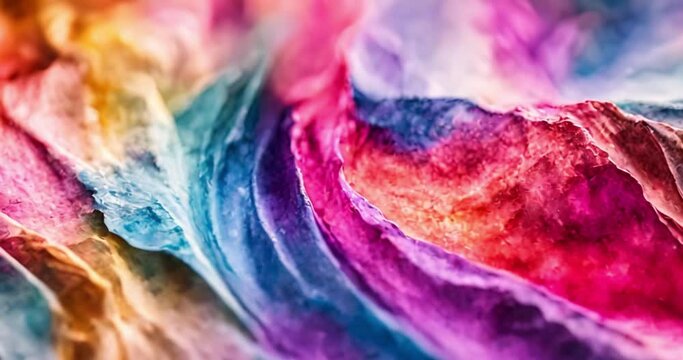 Colorful glitter powder, video background