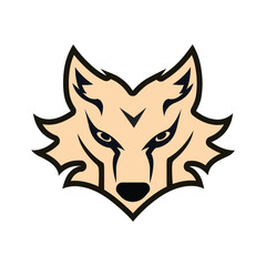 vector creative wolf head logo