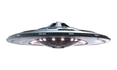 Zelfklevend Fotobehang UFO png unidentified flying object png alien aircraft png alien spaceship png spacecraft png © PNG--MAKER