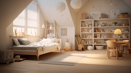 modern child's bedroom 