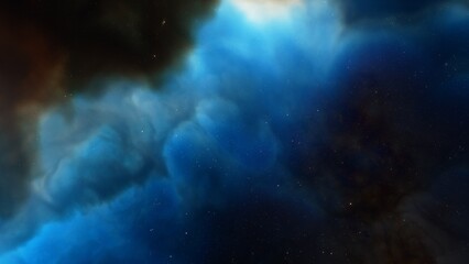 Fototapeta premium Night sky - Universe filled with stars, nebula and galaxy