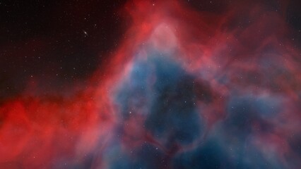 Night sky - Universe filled with stars, nebula and galaxy