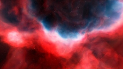 nebula gas cloud in deep outer space
