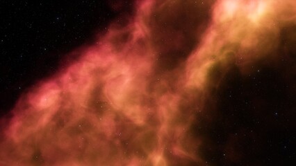 nebula gas cloud in deep outer space
