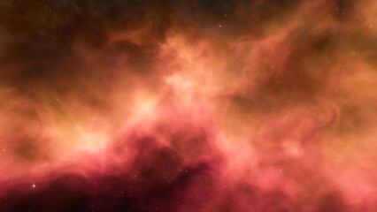 nebula gas cloud in deep outer space
