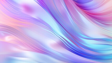 Shimmering holographic gradient background with a psychedelic, trippy water effect in glossy glassy lilac hues, ideal for business branding.