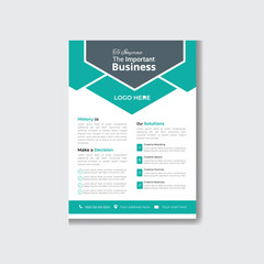 Corporate creative colorful business flyer template design  marketing, business proposal, promotion, advertise, publication, cover page. 
