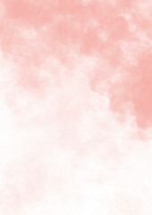 watercolor pink hand painted Gradient from light to dark, coloring, decorations, beautiful watercolor flow. With a translucent background For various festivals and decorations