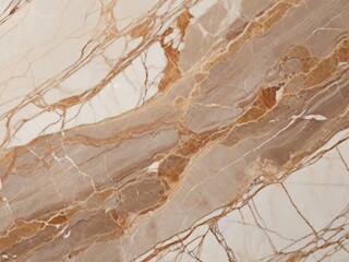 Fototapeta premium Brown, cream, grey and white marble texture background with Generative AI technology 