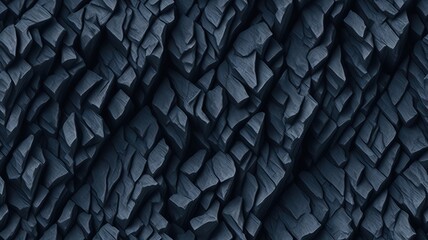 Black white rock texture. Dark gray stone granite background for design. Rough cracked mountain surface. Close-up. Crumbled. generative AI