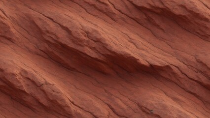 Dark red orange brown rock texture with cracks. Close-up. Rough mountain surface. Stone granite background for design. generative AI