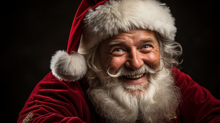 Portrait of a santa claus