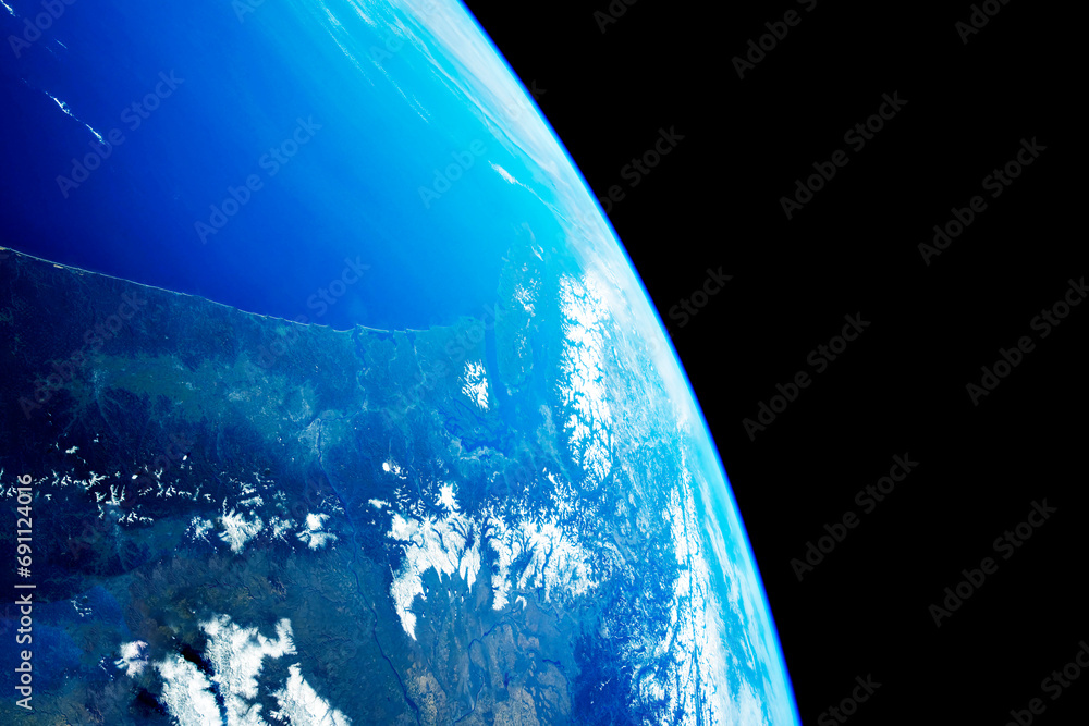 Wall mural the atmosphere of planet earth. elements of this image furnished by nasa