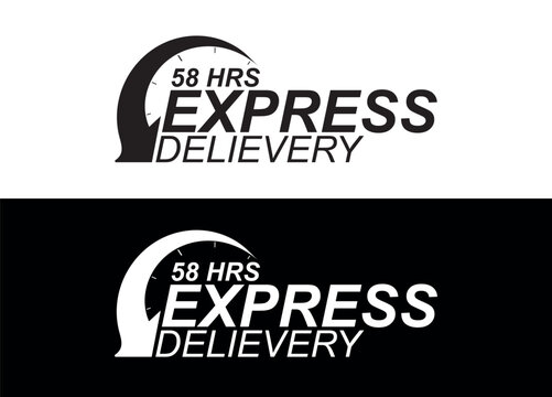 Express delivery in 58 hours. Fast delivery, express and urgent shipping