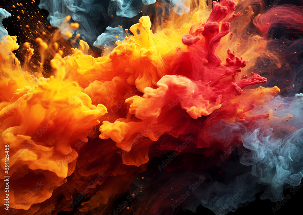 Leinwandbilder smooth gradient background for web development ,created by ai