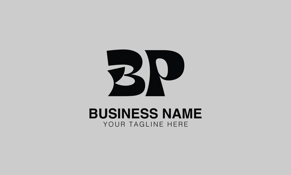 BP B bp initial logo | initial based abstract modern minimal creative logo, vector template image. luxury logotype logo, real estate homie logo. typography logo. initials logo