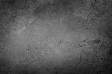 Papier Peint Lavable Papier peint en béton Dark grey textured concrete background