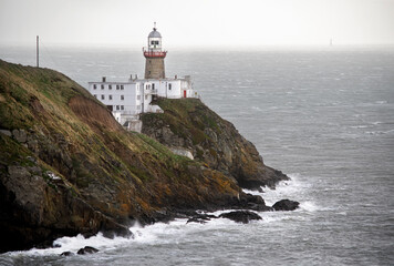 Fototapeta na wymiar The Baily lighthouse of Howth Head