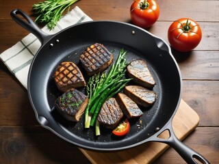 Master Your Culinary Skills The Ultimate Cookware Collection. AI Generated.