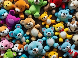 Engage and Entertain Your Little Ones with Charming Children s Toys. AI Generated.