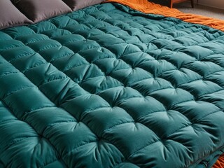 Serenity and Comfort Embrace Tranquility with Weighted Blankets. AI Generated.