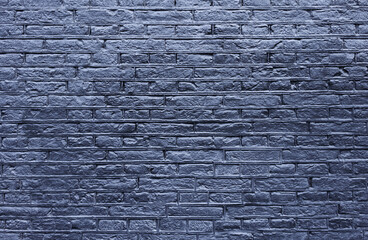 Texture of a black brick wall