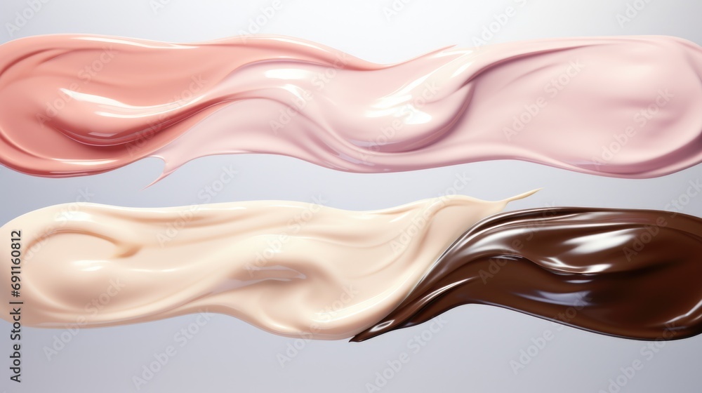 Aufkleber A close-up view of three different colored liquids. This versatile image can be used in various contexts