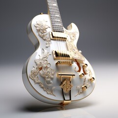 guitar and gold