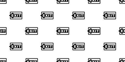 Exit Icon Seamless Pattern Y_2205001