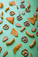 Potato chips and salty snack