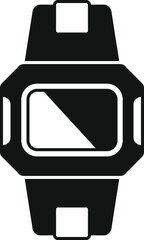 Big smartwatch icon simple vector. Data sport. Health smart sport band