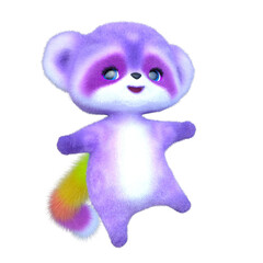 アライグマ　3DCG レンダリング