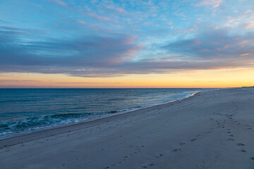 Sunset Skies On The Seaside Heights New Jersey Public Beach 