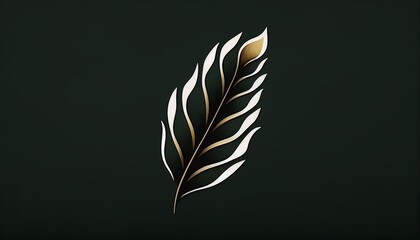 A minimalist logo featuring a stylized leaf, representing nature and environmental consciousness.