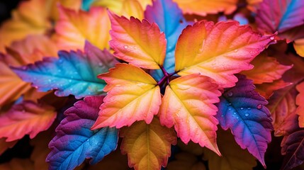 A collection of vibrant leaves