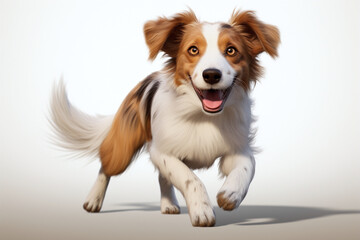Fototapeta premium dog smiling and happy