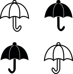 set of umbrella