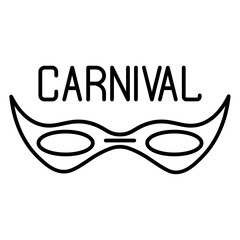 carnival line icon