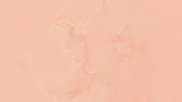 Peach fuzz abstract background. Seamless loop animation.