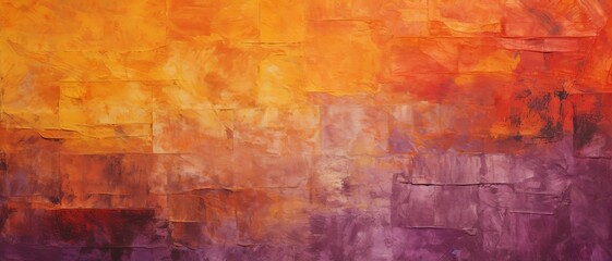 Obraz premium An abstract colorful palette knife oil paint texture background, can be utilized for printed materials such as brochures, flyers, and business cards.