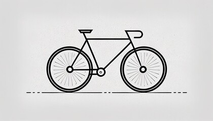 A sleek and minimal logo featuring a clean line drawing of a bicycle, evoking notions of freedom and mobility.