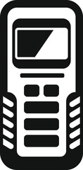 Fototapeta premium Laser meter instrument icon simple vector. Scanner tool. Measuring altitude units