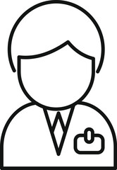 Groom portrait icon outline vector. Event planner. Agenda day scheduler