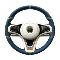 Steering wheel isolated on transparent or white background, png