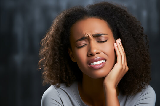 woman suffering from toothache